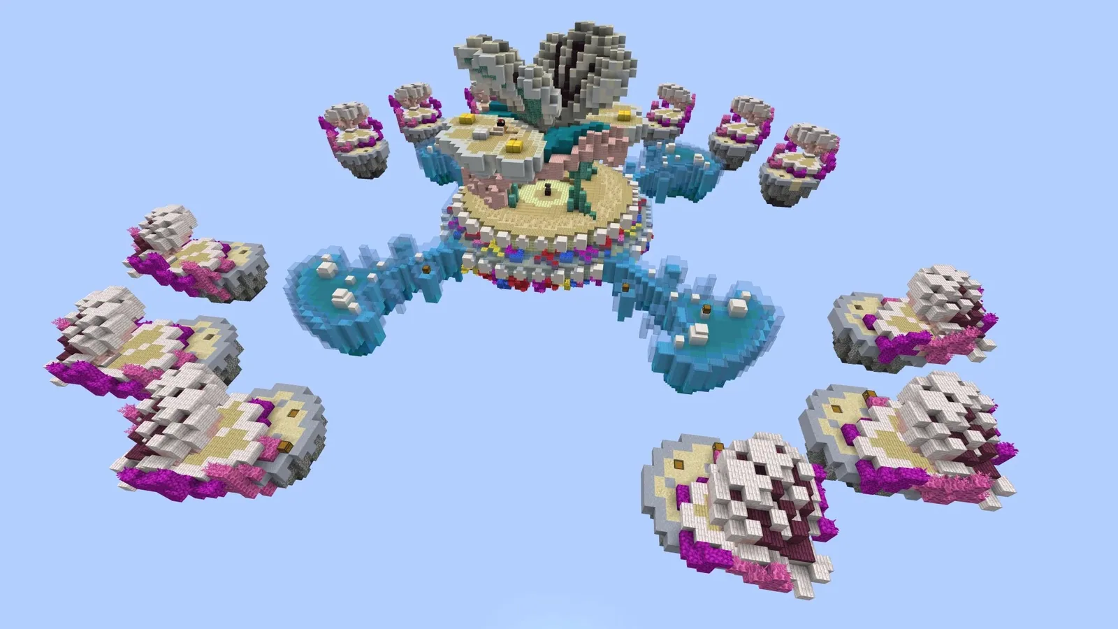 CubeCraft добавил четыре летние карты и новую коллекцию косметики